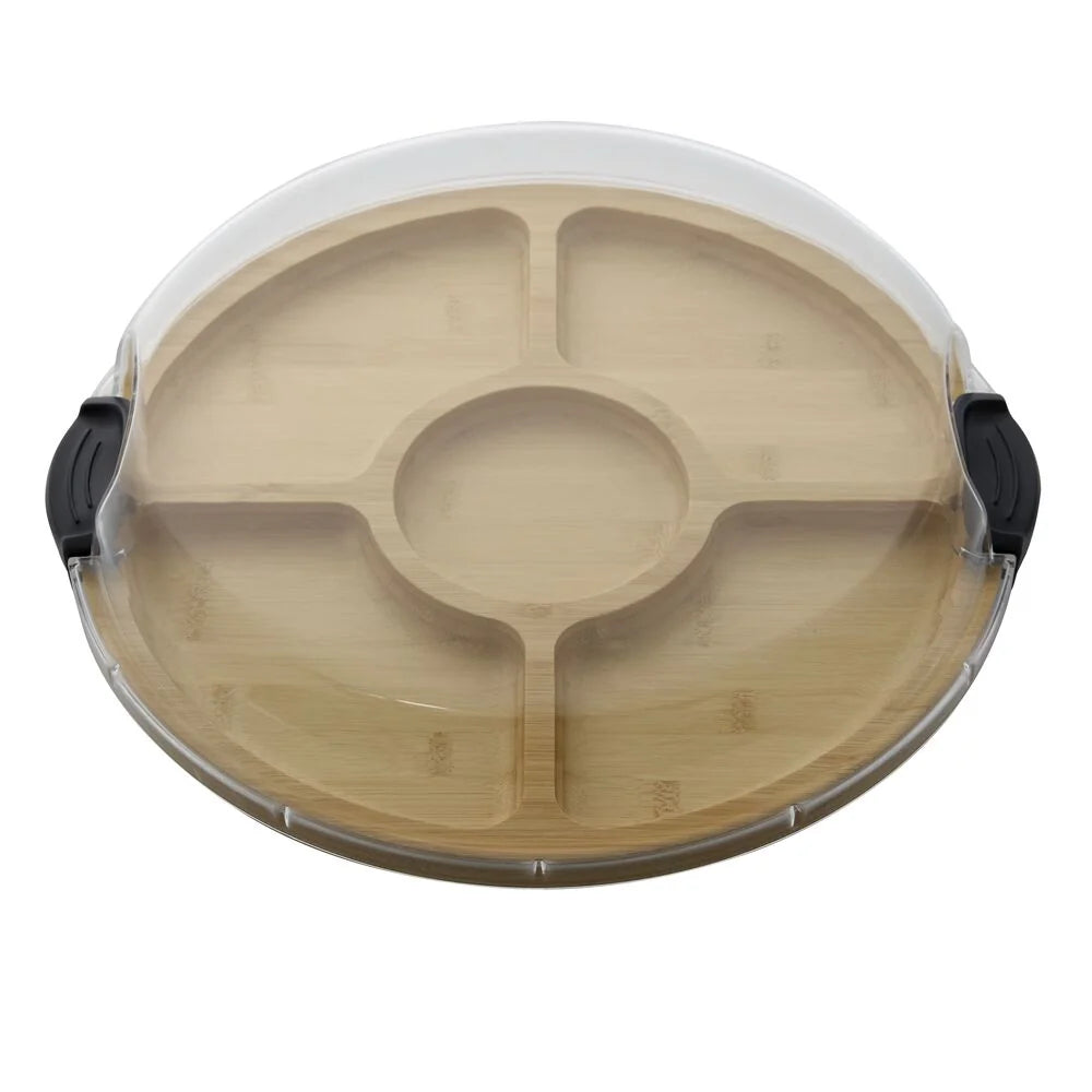 14 in Round Make and Take Bamboo Board 5 slot
