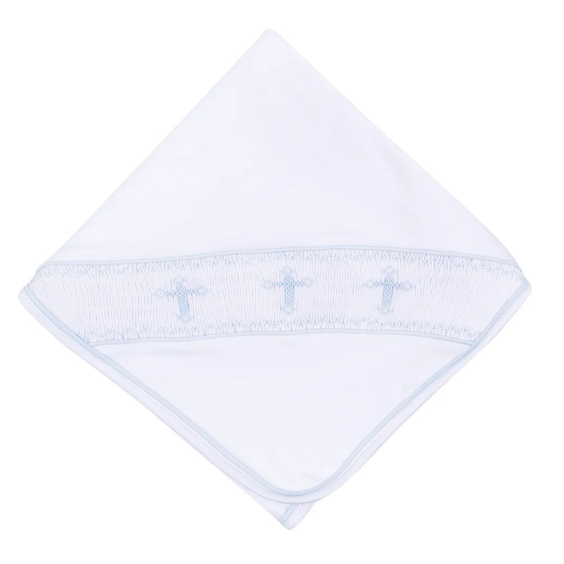 Magnolia Baby Forever Blessed Smocked Receiving Blanket