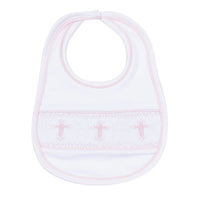 Magnolia Baby Forever Blessed Smocked Bib
