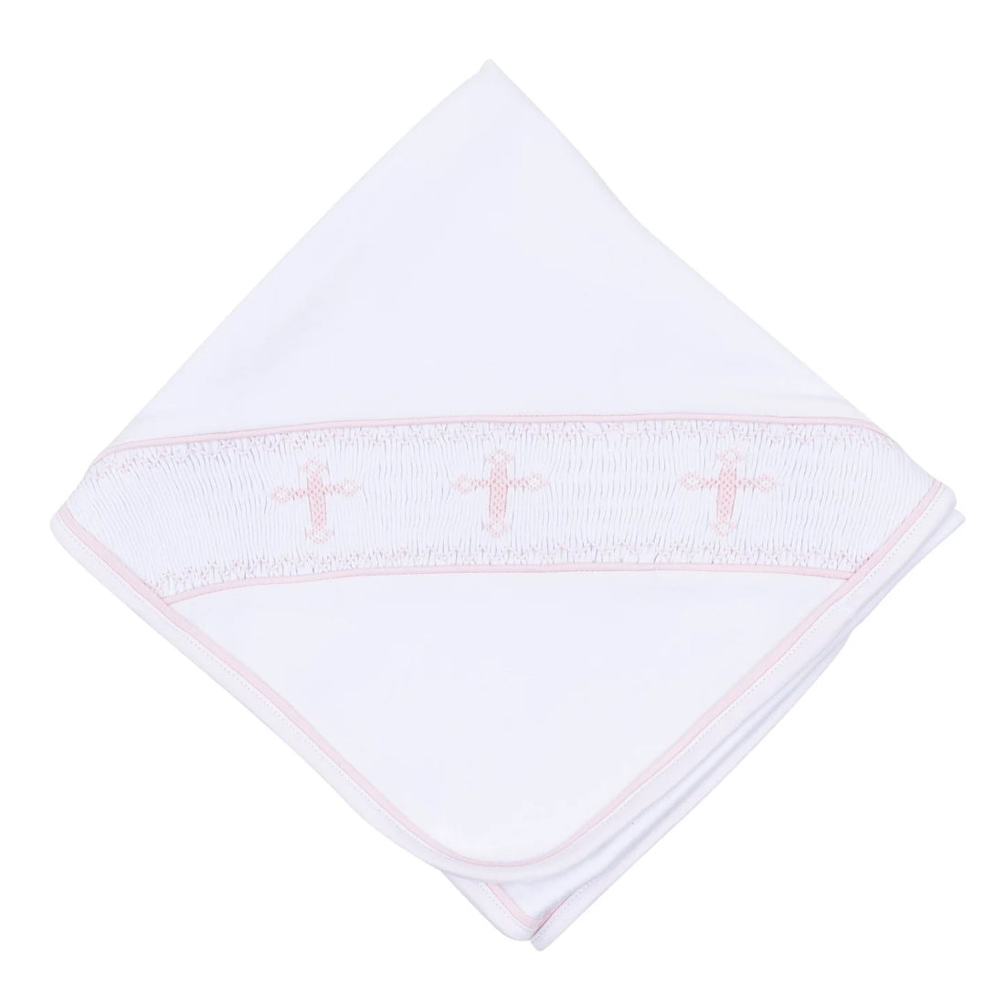 Magnolia Baby Forever Blessed Smocked Receiving Blanket
