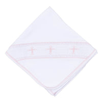 Magnolia Baby Forever Blessed Smocked Receiving Blanket