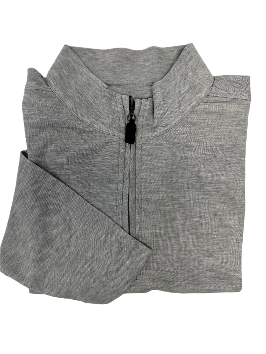 Horn Legend Men's 1/4 Zip Pullover - Grey