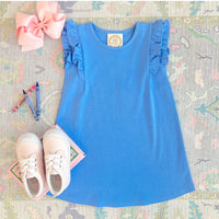 Beaufort Bonnet Ruehling Ruffle Dress- Barbados Blue