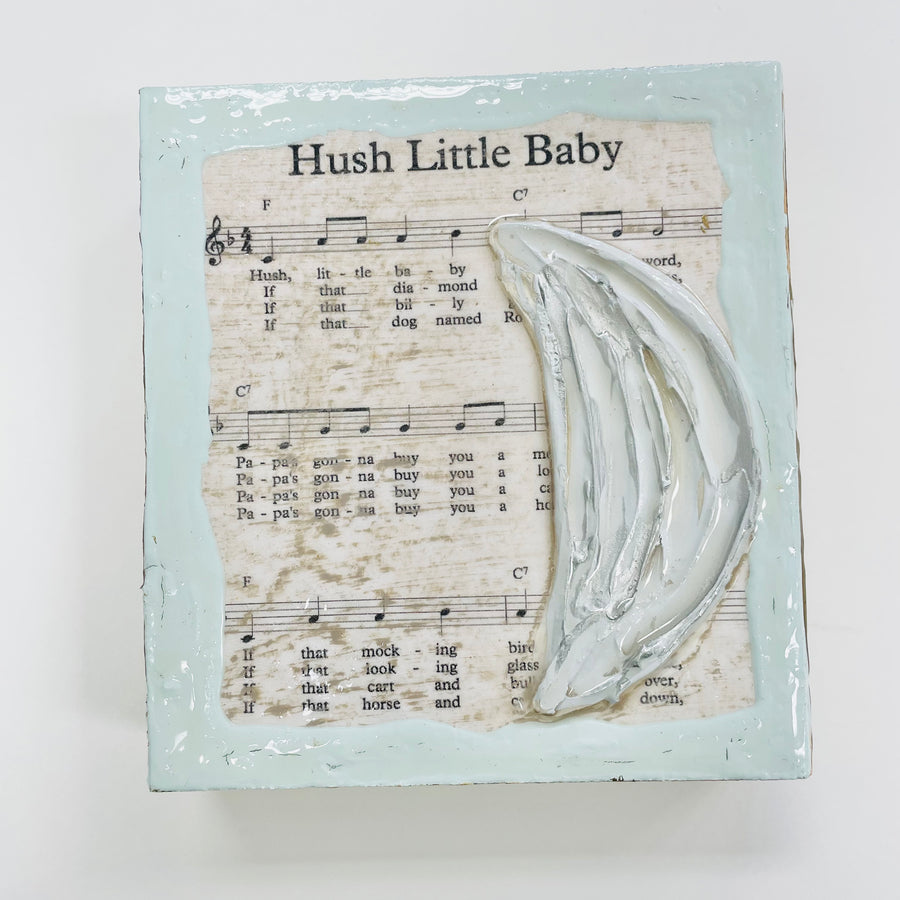 Sheet Music Art- Hush Little Baby