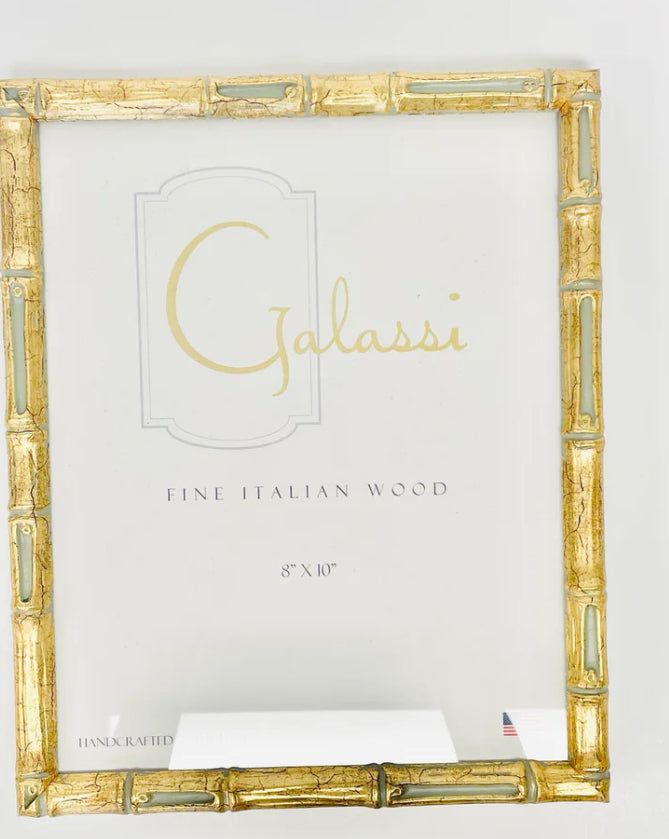 Galassi 8X10 Bamboo Frame-Gold