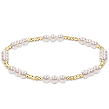 Enewton Classic Joy Pattern 4mm Bead Bracelet - Pearl