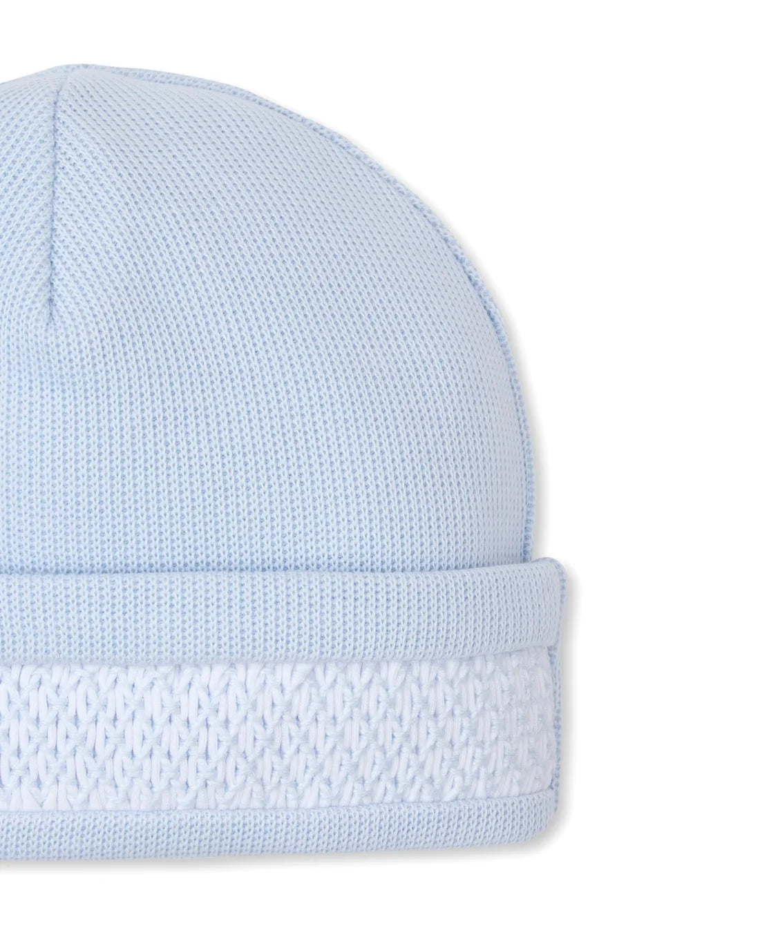 Kissy Kissy Light Blue CLB Punto Ingles Smocked Hat