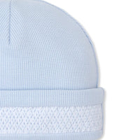 Kissy Kissy Light Blue CLB Punto Ingles Smocked Hat