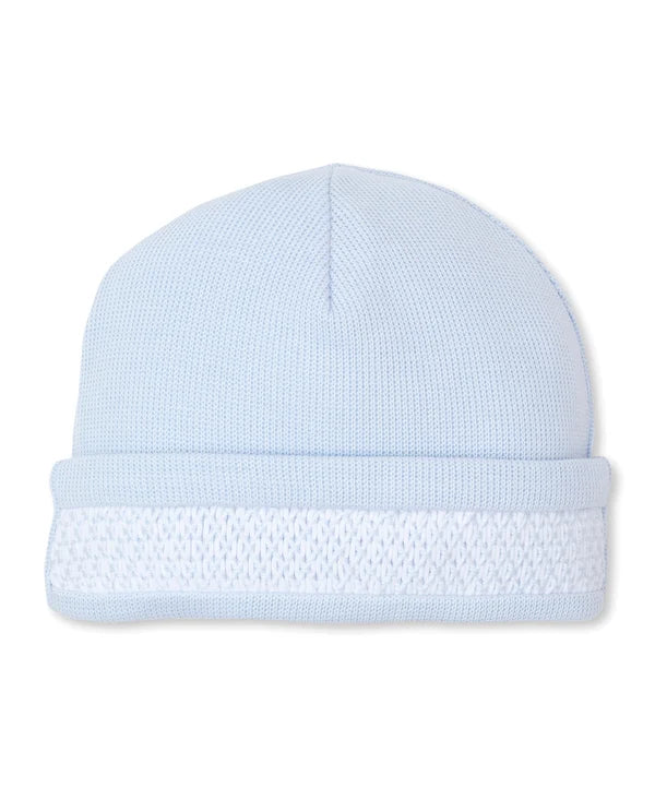 Kissy Kissy Light Blue CLB Punto Ingles Smocked Hat