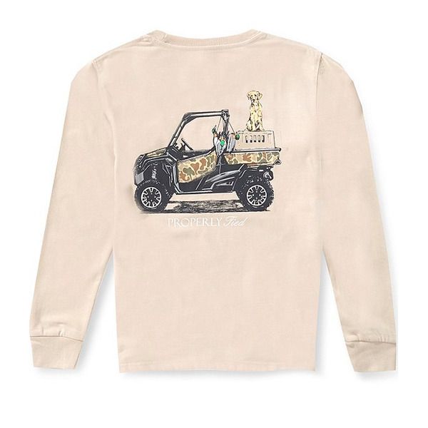 Properly Tied Boys Trail Tradition Long Sleeve, Linen