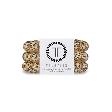 Teleties Large Hair Ties- Leopard