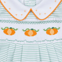 Magnolia Baby Lil' Pumpkin Classics Smocked Playsuit