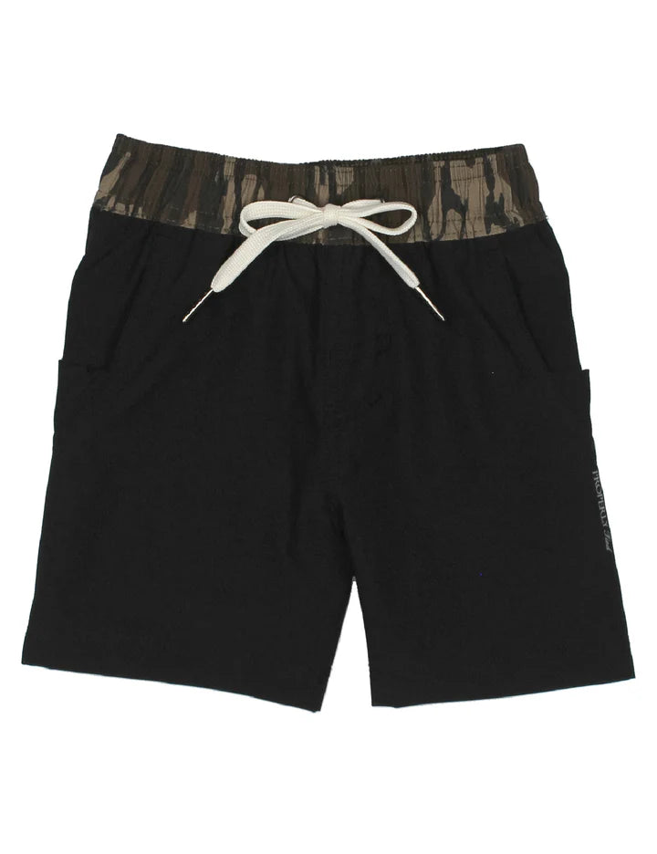 Properly Tied Boys Trail Short Mossy Oak Black