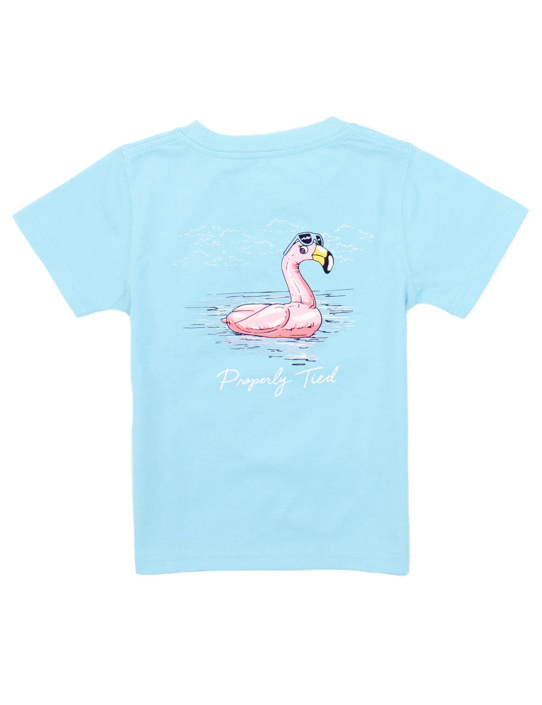 Properly Tied Girls Flamingo SS Tee