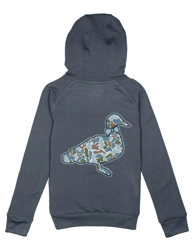 Properly Tied Boys Element Logo Hoodie Terra Camo Storm