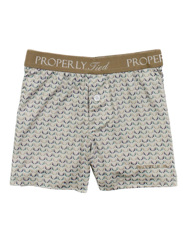 Properly Tied Boys Inlet Boxer - Antlers