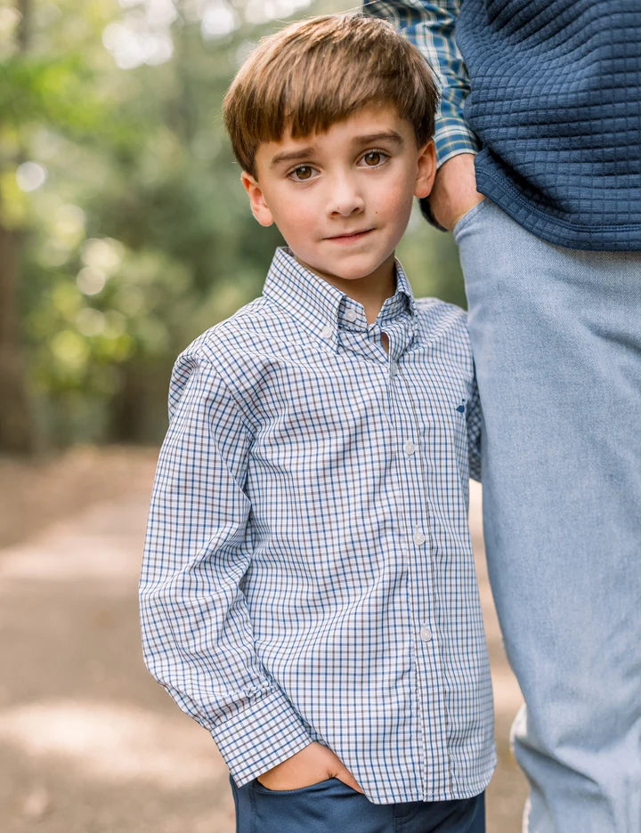 Properly Tied Boys Seasonal Sportshirt Carolina