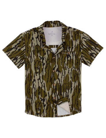 Properly Tied Boys Sportsman Field Shirt - Mossy Oak Original Bottomland