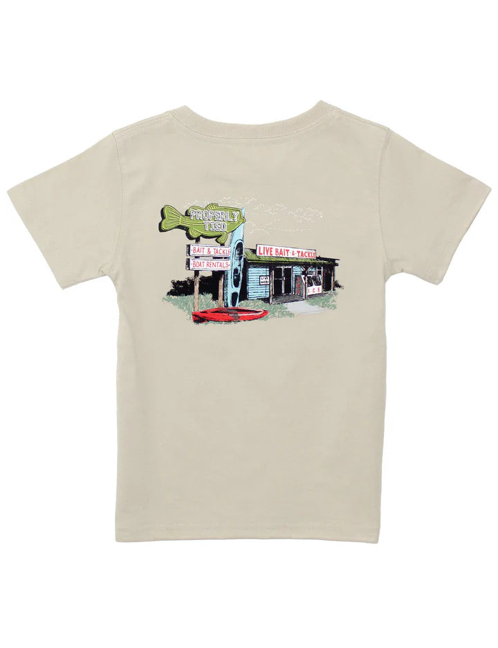 Properly Tied Boys Bait Shop Short Sleeve Linen
