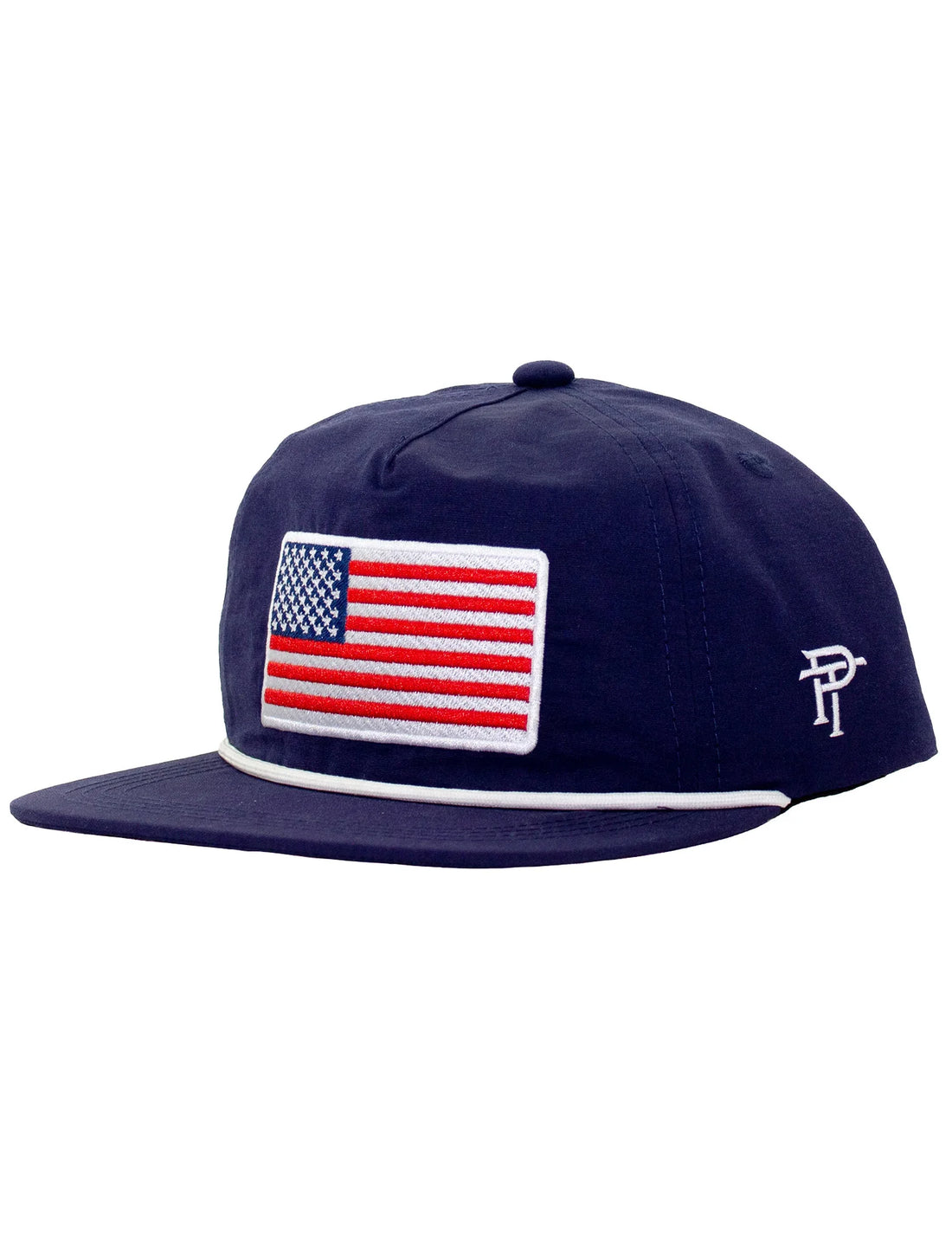 Properly Tied Boys Classic Rope Hat American Flag