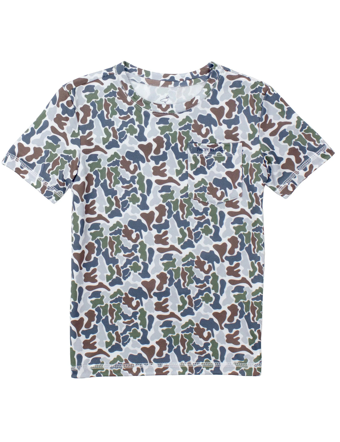 Properly Tied Boys Ravine Pocket Tee SS Terra Camo