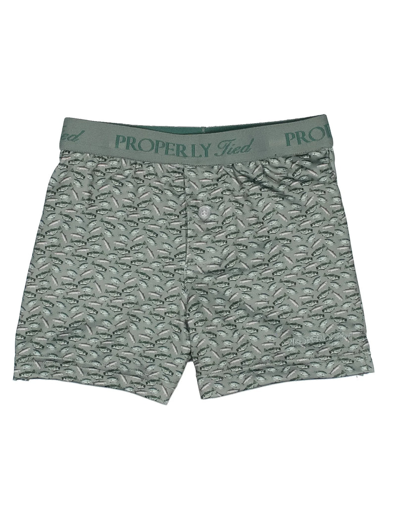Properly Tied Boys Inlet Boxer - Fresh Catch