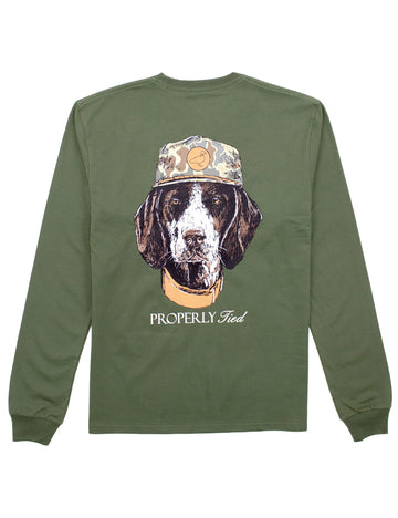 Properly Tied Boys Long Sleeve Man's Best Friend Tee