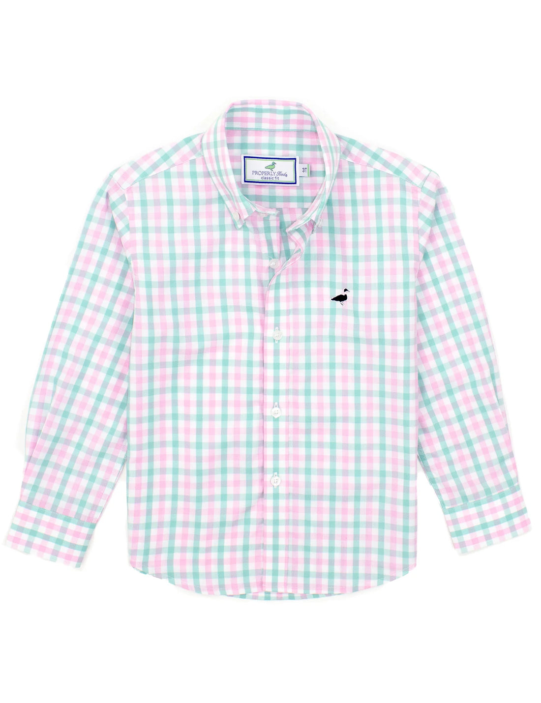Properly Tied Boys Seasonal Sportshirt - Rosemary