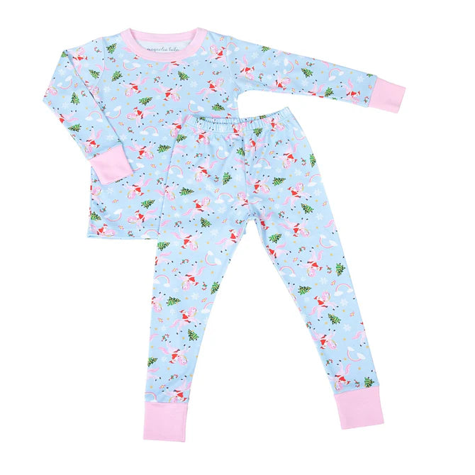 Magnolia Baby Merry Unicorn Long Pajamas