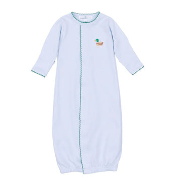 Magnolia Baby Mini Mallard Embroidered Converter - Light Blue