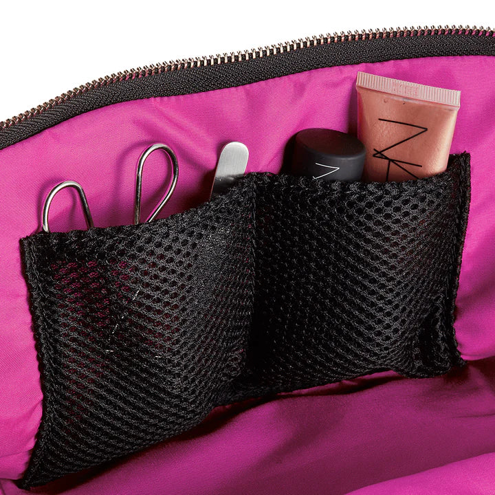 Kuushi Vacationer Makeup Bag - Black/Pink