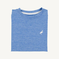 Beaufort Bonnet Prepletic Carter Crewneck - Sunrise Blvd (Heathered)/Worth Ave White