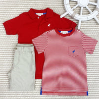 Beaufort Bonnet Carter Crewneck - Richmond Red Stripe/Richmond Red/Rockefeller Royal Star