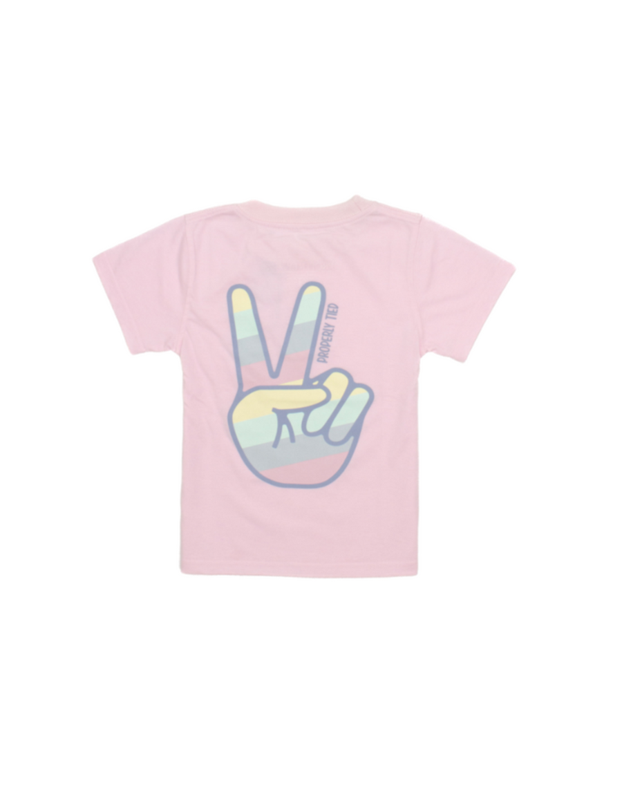 Properly Tied Peace Sign SS Tee