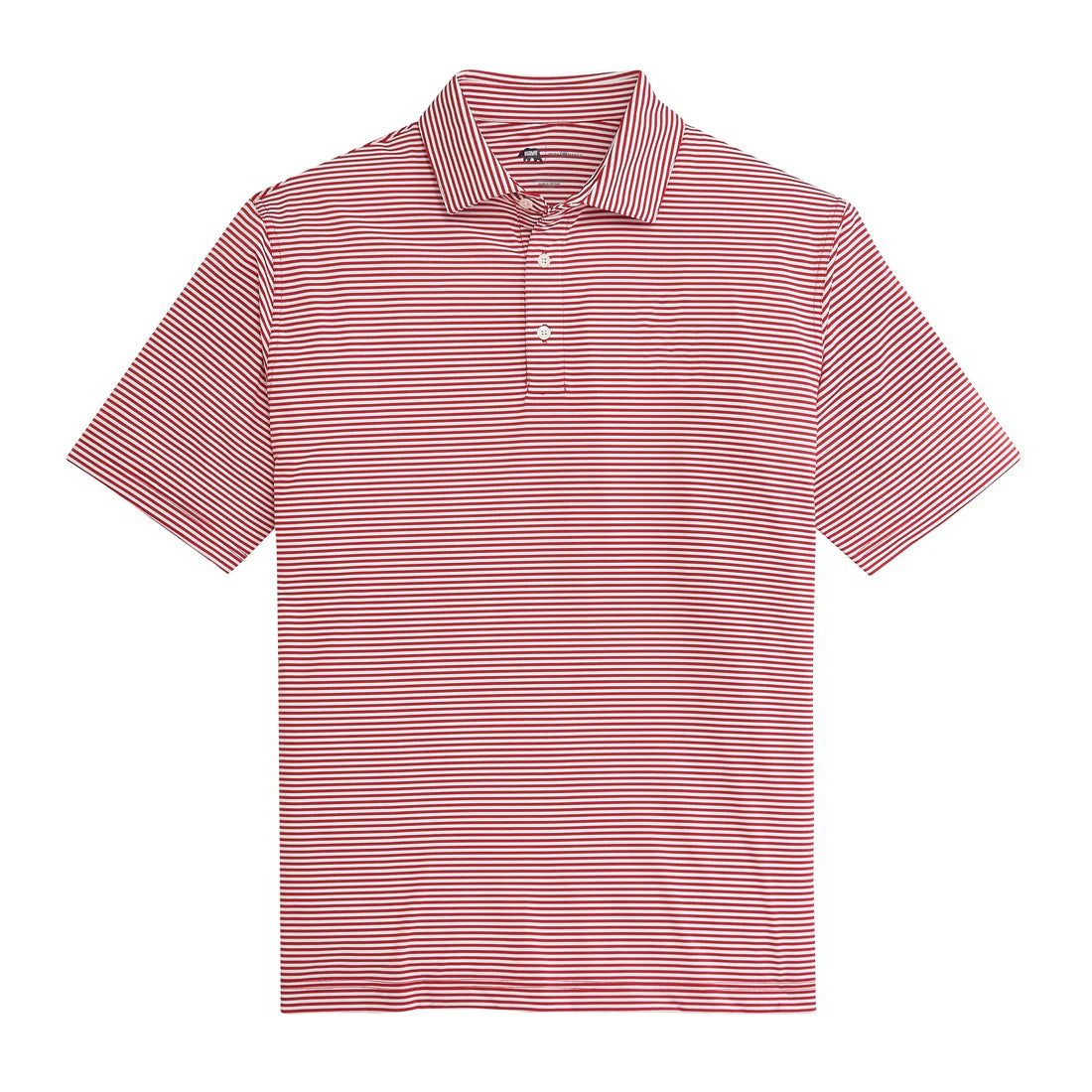 Onward Reserve Echo Stripe Performance Polo - Red