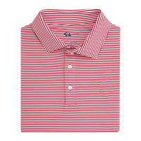 Onward Reserve Echo Stripe Performance Polo - Red