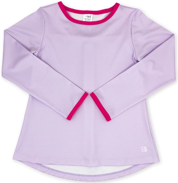 Set Fashion Taylor Long Sleeve Tee Petal Purple Power Pink