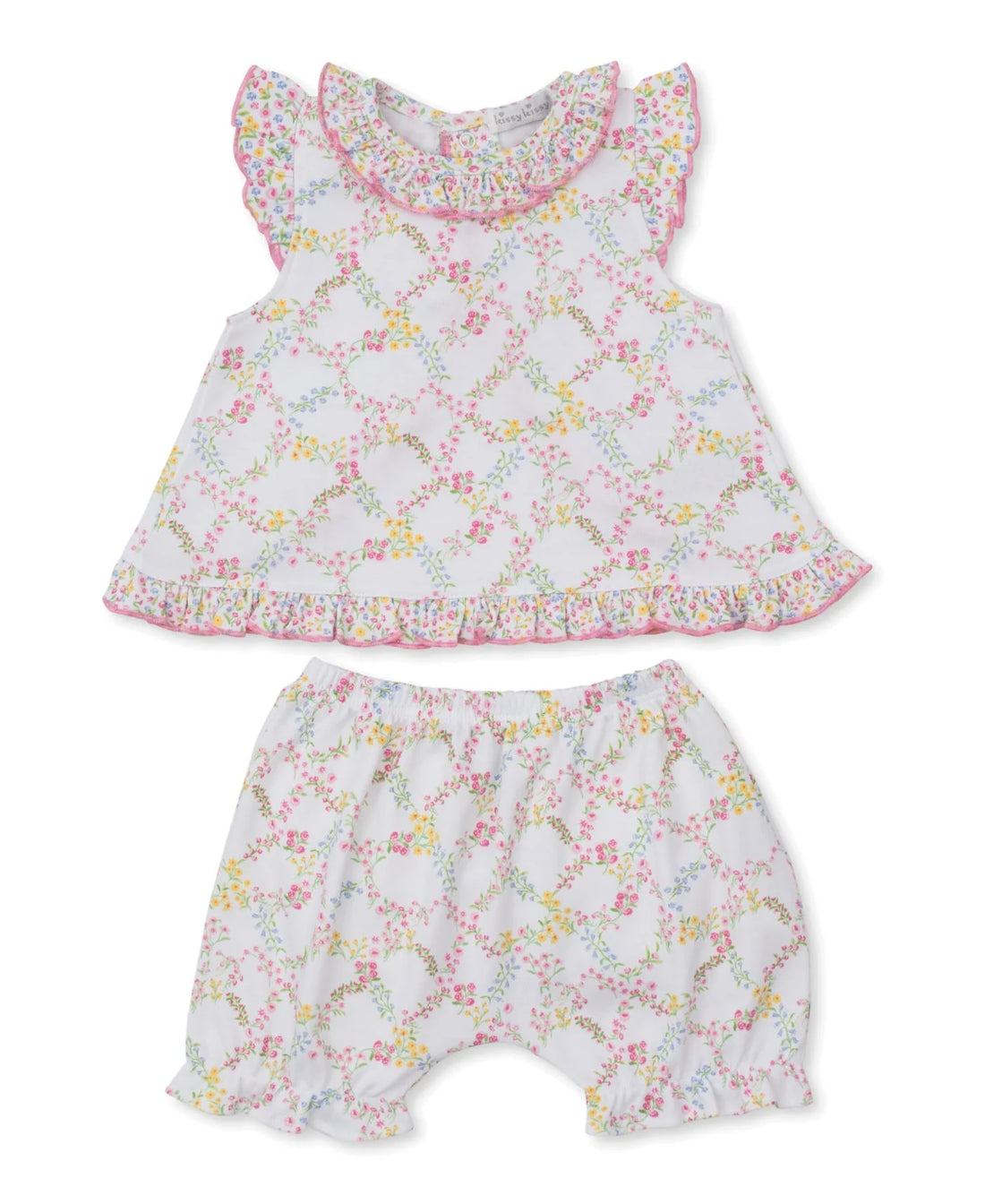 Kissy Kissy Garden Trellis Sunsuit Set