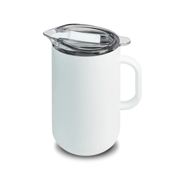 Served Insulated Stainless Steel Pitcher - White Icing