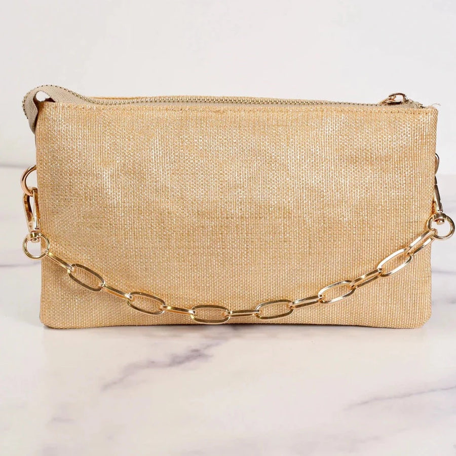 Caroline Hill Sherman Crossbody - Champagne