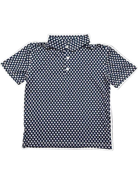 Youth Navy Baseball Polo