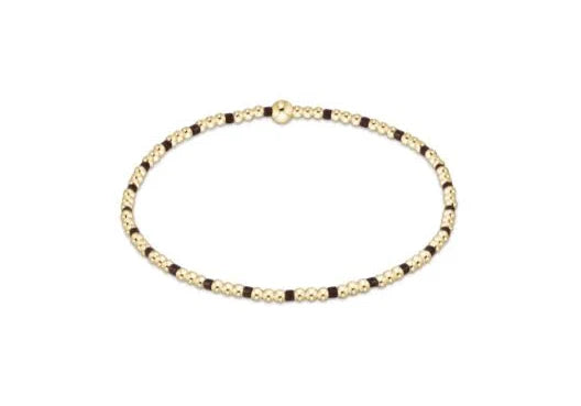 Enewton Hope Sincerity Pattern 2MM Bead Bracelet - Chocolate
