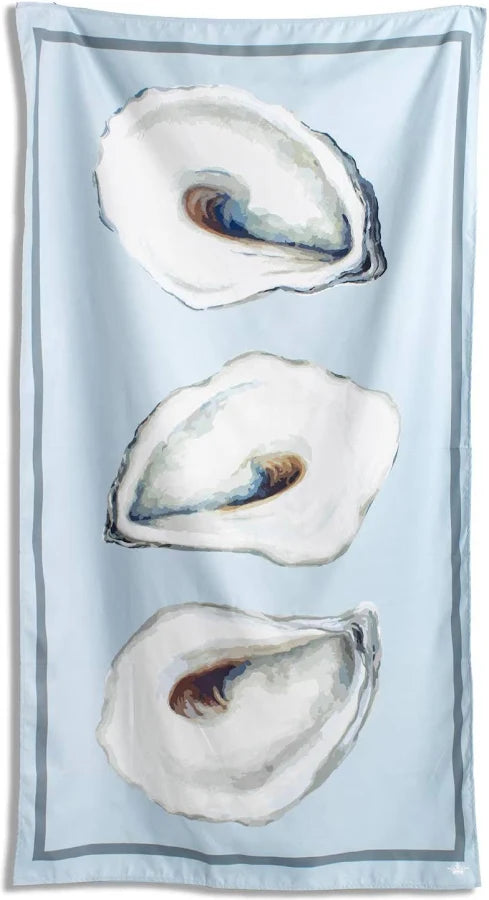 Oyster Bay Giant Beach Towel Light Blue