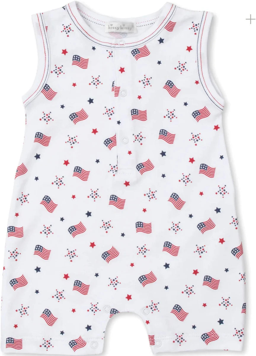 Kissy Kissy Star-Spangled Sleeveless Playsuit