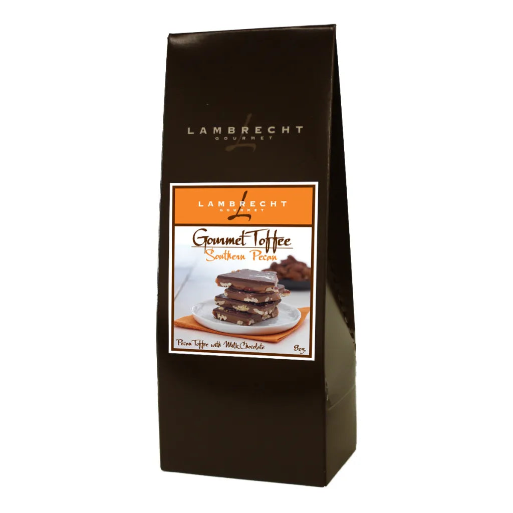 Lambrecht Gourmet Southern Pecan Toffee 8 oz. Gift Bags