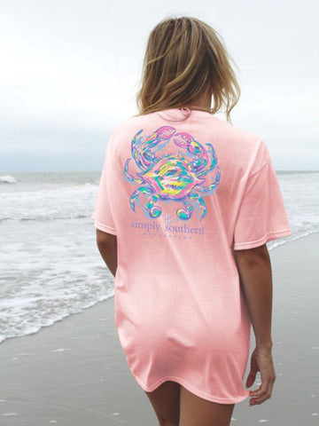Simply Southern Abstract Crab SS Tee