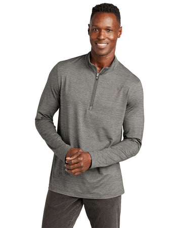 TM Crestview 1/4 Zip Pullove Grey Heather