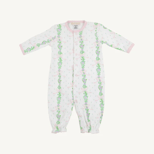 Beaufort Bonnet Twinkle Twinkle 2-In-1 Gown - Fincastle Floral/Palm Beach Pink