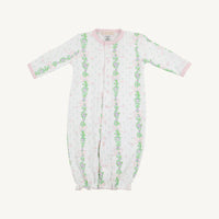 Beaufort Bonnet Twinkle Twinkle 2-In-1 Gown - Fincastle Floral/Palm Beach Pink