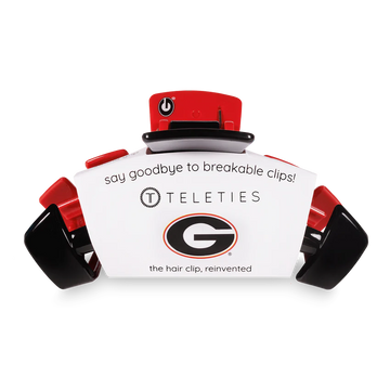 Teleties University of Georgia Large Hair Clip